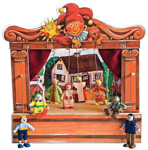 Картонный кукольный театр купить на сайте dolls-puppets.com, TGE01 ...